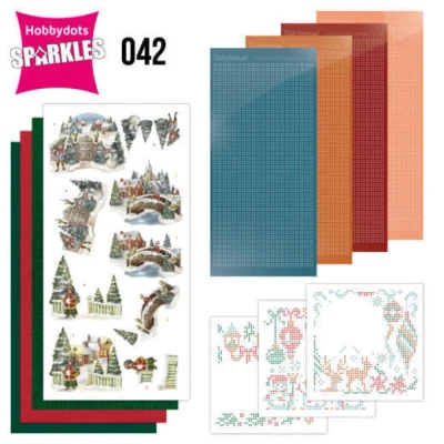 Afbeelding van Nr. 42 Sparkles Set Nostalgic Christmas Village by Amy Design