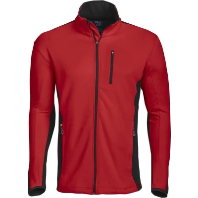 Afbeelding van ProJob 3307 SWEATER MET LANGE RITS 643307 Rood