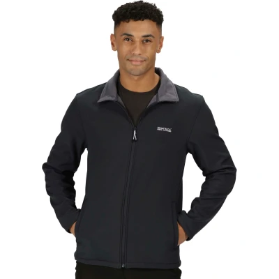 Afbeelding van Cera Softshell Jas Heren Black 990 XXL Zwart Outdoor Jack