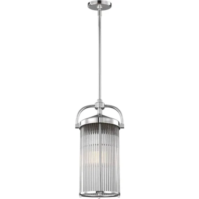 Afbeelding van Feiss LED Pendelarmatuur Paulson 3W 3000K 900Lm 830 IP44 Dimbaar Chrome