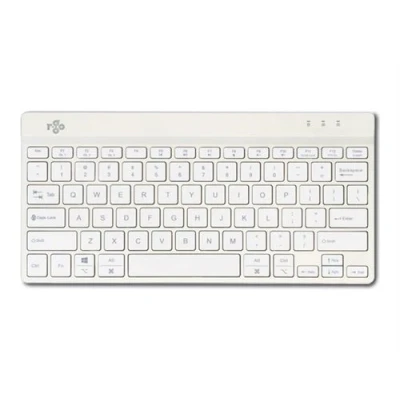 Image de R Go Clavier Ergonomique Compact break sans fil Bluetooth 5.0 QWERTY US blanc