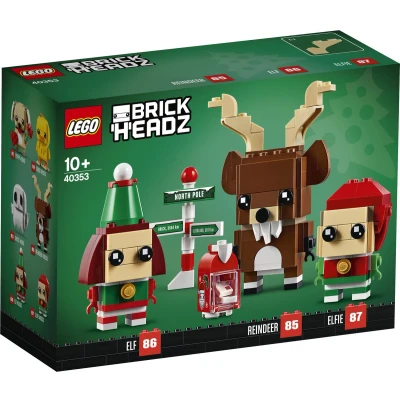 Afbeelding van LEGO BrickHeadz 40353 Rendier met Kerst Elven