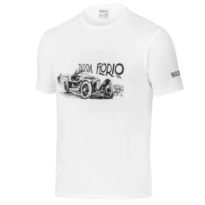 Afbeelding van Sparco T Shirt Targa Florio T2 Wit / 3XL