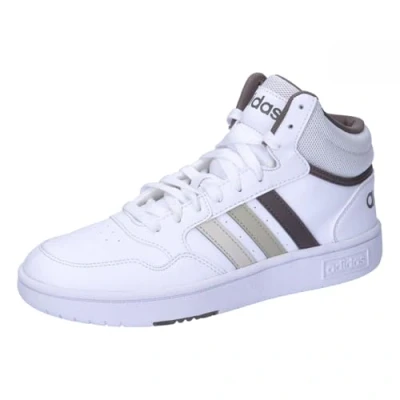 Afbeelding van adidas Hoops Mid Shoes lage schoenen, die geen voetbal zijn, uniseks kinderen, Cloud Wit/Cloud White