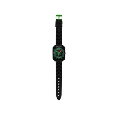 Afbeelding van Minecraft Jongens, digitaal, kwarts, horloge met siliconen band MIN9011, zwart., armband