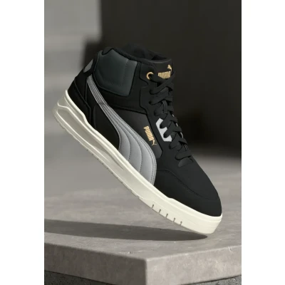 Afbeelding van Puma Shuffle Downtown Mid WTR Sneakers Heren Zwart Maat:39