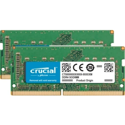 Afbeelding van Crucial DDR4 pakket 16 GB: 2 x 8 GB SO DIMM 260 PIN 2666 MHz / PC4 21300 CL19 1.2 V niet gebufferd ECC