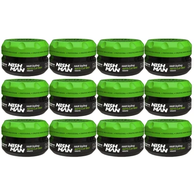 Afbeelding van Nish Man Matte Clay Wax Keratin 100ml