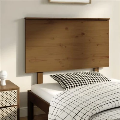 Afbeelding van vidaXL Hoofdbord 104x6x82,5 cm massief grenenhout honingbruin