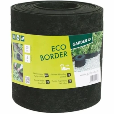 Afbeelding van ECO rubber gazonafboording 5 m x 20 cm