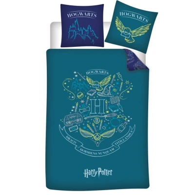 Afbeelding van Harry Potter Dekbedovertrek Hogwarts 5407010070606