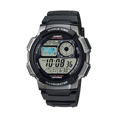 Afbeelding van Horloge Heren Casio WORLD TIME ILLUMINATOR Zwart (Ø 43 mm)