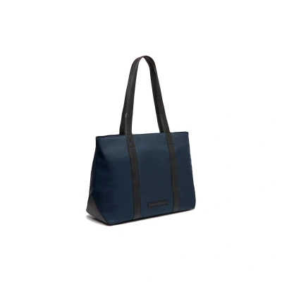 Afbeelding van Leren Shopper Navy Otta voor Dames 15 Inch Laptopvak The Chesterfield Brand