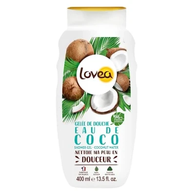 Afbeelding van 3x Lovea Sulfaatvrije Douchegel Kokos 400 ml