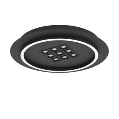 Afbeelding van EGLO Balazote Plafondlamp LED Ø 38 cm Zwart/Wit Instelbaar wit licht Dimbaar