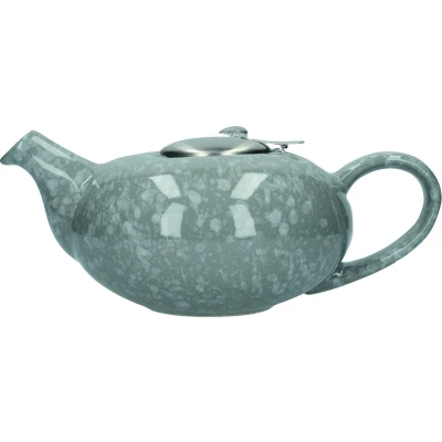 Afbeelding van Theepot, met Zeef, Keramiek, Grijs, Gespikkeld, 0.9 L London Pottery Pebble