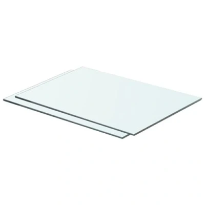 Afbeelding van vidaXL Schappen 2 st 50x30 cm glas transparant