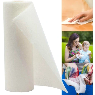 Afbeelding van Herbruikbare Keukenrol Bamboe Keukenpapier wasbaar Keukenrollen Tot 50 keer Herbruikbaar Zero Waste Keuken Papier Eco Wit