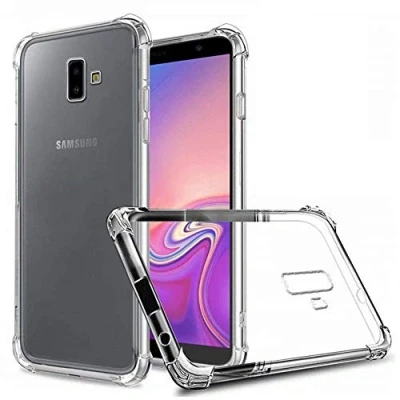 Afbeelding van Beschermhoes voor Samsung Galaxy J6 Plus 2018, TPU, transparant, siliconen, schokbestendig
