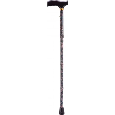 Afbeelding van Able2 Opvouwbare wandelstok paisley 74 84 cm