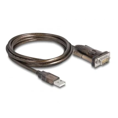 Afbeelding van DeLOCK 62646 seriële kabel Zwart 1,5 m USB Type A DB 9