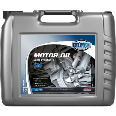 Afbeelding van Mpm SN 10W 40 20L Motorolie 04020S MERCEDES BENZ: C Class Saloon, E VOLKSWAGEN: Golf 5, Polo IV Hatchback, 4