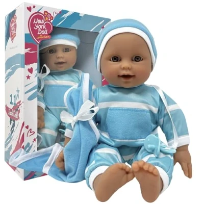 Afbeelding van The New York Doll Collection 11 Inch/ 28cm Spaanse Soft Body Pop in Gift Box (Bonus Dummy Inbegrepen) Poppen accessoires Kaukasisch.., B122