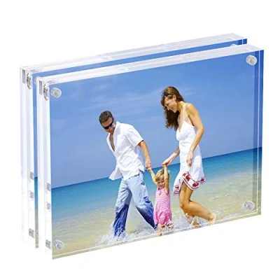Afbeelding van AMEITECH Magnetische acryl fotolijst 15x20 cm, 2 stuks