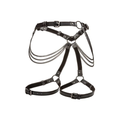 Afbeelding van CalExotics Euphoria Collection Multi Chain Thigh Harness Zwart