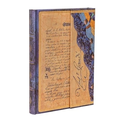 Afbeelding van Embellished Manuscripts Collection Gaudi, The Manuscript of Reus (Embellished Collection) Midi Lined Hardback Journal (Elastic Band Closure)