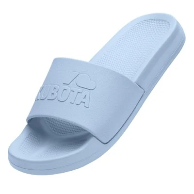 Afbeelding van Kubota Sandales de bain pour homme et femme sauna, plage Tongs douche Antidérapantes imperméables, Bleu uni nuage, 39 EU