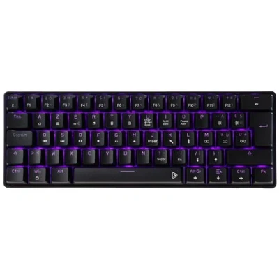 Image de Clavier sans fil gaming mécanique Azerty Onlan CA 100 TKL Noir