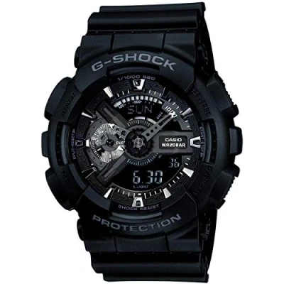 Afbeelding van G Shock heren Horloge GA 110 1BER in de kleur Zwart