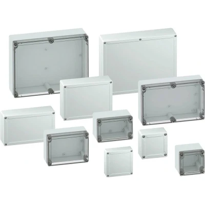 Afbeelding van Spelsberg TG PC 1208 6 to Installatiebehuizing 122 x 82 55 Polycarbonaat Grijs wit (RAL 7035) 1 stuk(s)