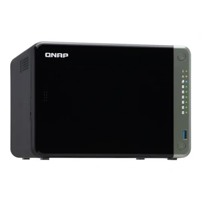 Image de QNAP TS 653D Serveur NAS 6 Baies SATA 6Gb/s RAID 0, 1, 5, 6, 10, 50, JBOD RAM 4 Go 2.5 Gigabit Ethernet iSCSI support