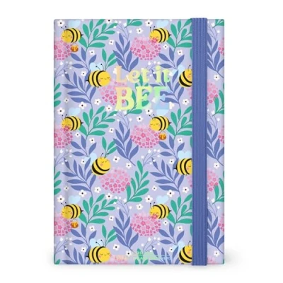 Image de Legami Agenda journalier photographique 2025 2026, Bee, 16 mois moyens, de septembre à décembre fermeture avec élastique, papier certifié FSC, 12 x 18 cm