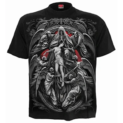 Afbeelding van Spiral Heren Tshirt XL REAPER&#039;S DOOR Zwart