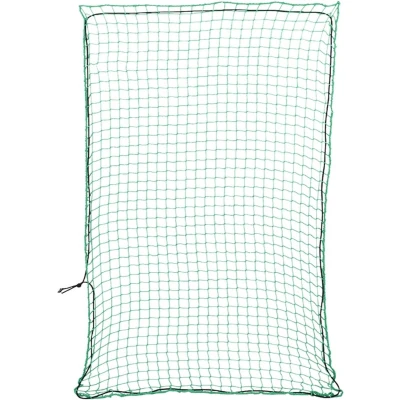 Afbeelding van vidaXL Aanhangwagennet elastisch touw 2,2x1,5 m polypropeen groen