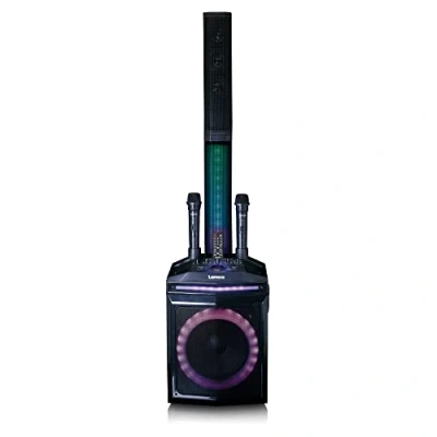 Image de Enceinte avec subwoofer et colonne tweeter Lenco PA 220BK Noir