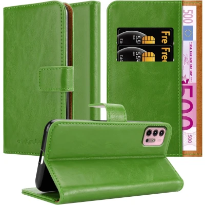 Afbeelding van Cadorabo Hoesje geschikt voor Motorola MOTO G10 / G30 in GRAS GROEN Beschermhoes met magnetische sluiting, standfunctie en kaartvakje Book Case Cover Etui