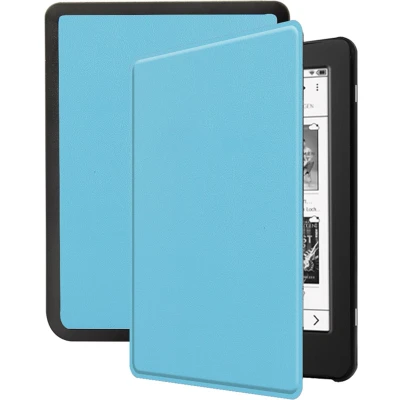Afbeelding van iMoshion Ereader Cover / Hoesje Geschikt voor Tolino Page 2 Slim Hard Case Bookcase Lichtblauw