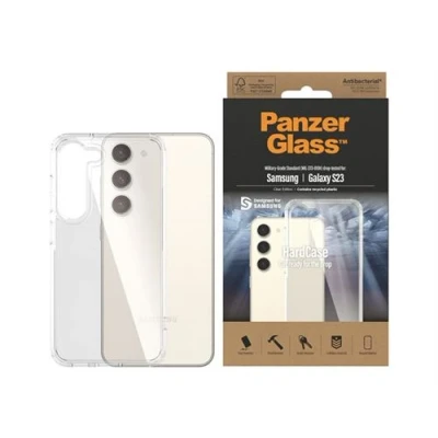 Image de PanzerGlass HardCase Coque de protection pour téléphone portable polyuréthanne thermoplastique (TPU) transparent Samsung Galaxy S23