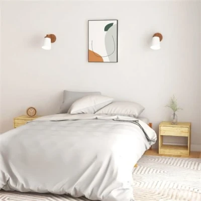 Afbeelding van vidaXL Nachtkastjes 2 st 50x34x50 cm massief grenenhout