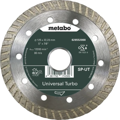 Afbeelding van Metabo 628552000 Diamanten doorslijpschijf Diameter 125 mm Boordiameter 22.23 Beton 1 stuk(s)