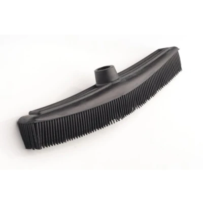 Afbeelding van Fripac Medis Rubberen bezemkop voor kapsalon, 30 x 5 cm, zwart