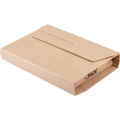 Afbeelding van Wikkelverpakking CleverPack ringb +zelfkl strip bruin 25stuk
