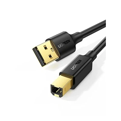Image de UGREEN Câble Imprimante USB 2.0 A Mâle vers B Scanner Cordon Printer Type Compatible avec HP, Canon, Epson, Lexmark, Brother, Hero 1.5M