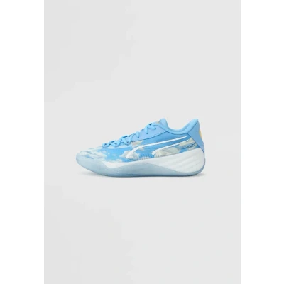 Afbeelding van All Pro NITROâ¢ Dennis SchrÃ¶der uniseks basketbalschoenen, Blauw/Wit, Maat 40,5 PUMA