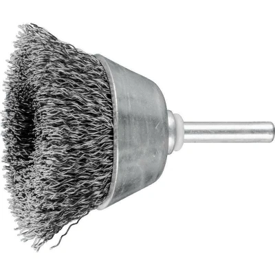 Afbeelding van PFERD 43703001 Komborstel ongetordeerd TBU Ø 50 mm schacht 6 mm staaldraad 0,30 5 stuk(s)