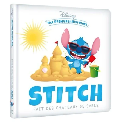 Image de DISNEY Mes Premières Histoires Stitch fait des châteaux de sable